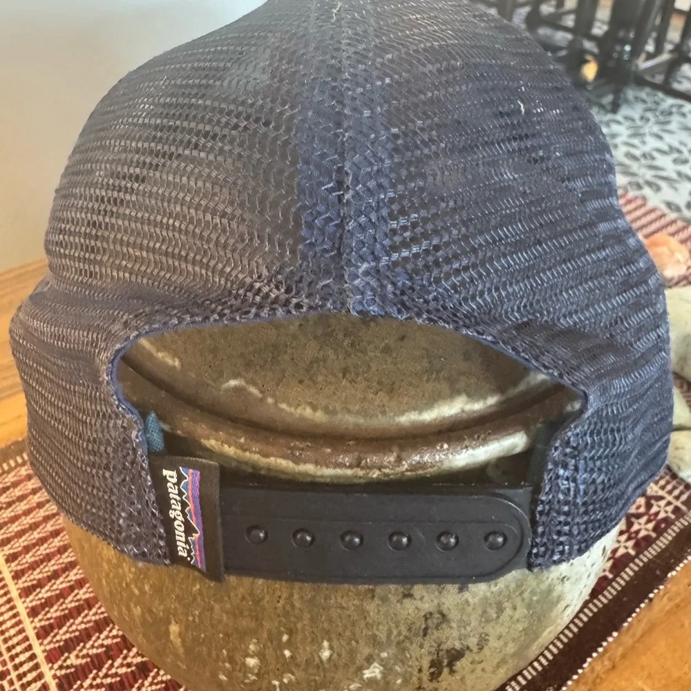 Patagonia Navy and Teal Trucker Hat - Picture 3 of 6